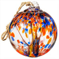 4” Tree of Life Witch Balls, Gazing Balls Hanging Friendship Balls, Hand-Blown Glass Christmas Ornament for Window Outdoor Home Decor, Garden Decoration, Gifts for Women (Muticolor)