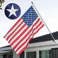 Heavy Duty American Flag 2x3, Small American Flags Outside, With Embroidered Stars, Sewn Stripes, Brass Grommets, Tearproof 420D Nylon Material, All Weather Flag– Unmatched Durability in Any Weather.