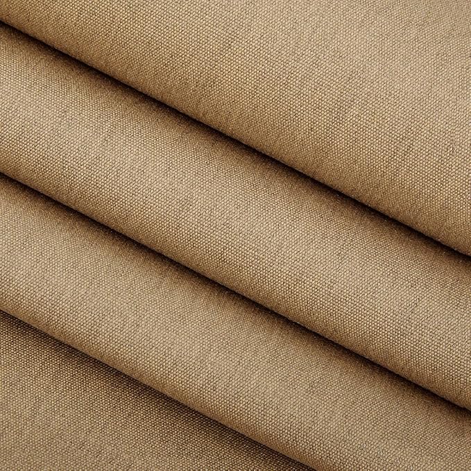 RSH DECOR Sunbrella Tufted Wicker Loveseat Cushion | 44” x 22" | Water and Fade-Resistant Performance Fabric | Outdoor Settee Cushion for Patio Furniture | Made in USA (Canvas Heather Beige)
