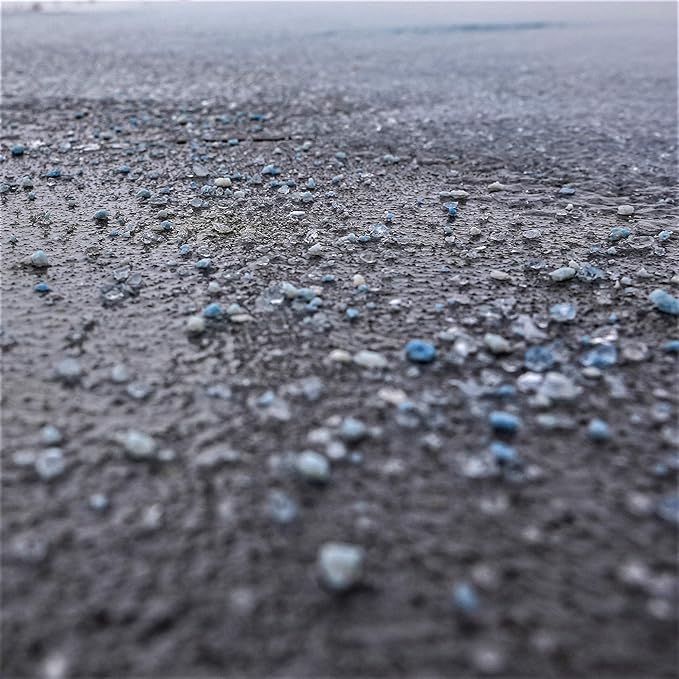 National Blue Snow Salt Ice Melt 20lb Bucket - Fast Acting Ice Melter - Pet, Plant and Concrete Friendly, Environmentally Safe - Free of Magnesium Chloride - Melts to -15°F