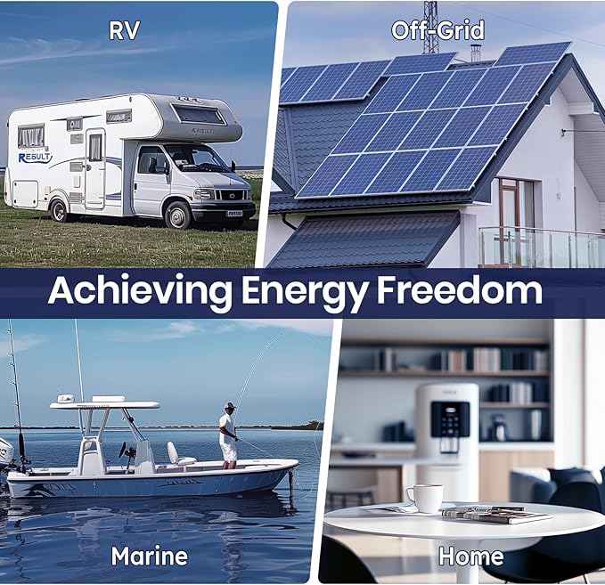 Timeusb 3 Pack 12V 230Ah LiFePO4 Battery, Built-in 150A BMS, Max. 1920W Power Output & 2944Wh Energy Lithium Battery, 15000 Cycles for Your RVs, Solar System, Off-Grid, Camper, etc