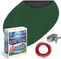 Winter Swimming Pool Cover for 18 ft x 33 ft Aboveground Oval Pool Size, Value Plus Choice Series, Solid Material, Color - Evergreen, Pool Cover Choice 321833-4CHOICE