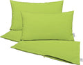 RSH DECOR: Sunbrella Pillow Covers Set of 4 | Covers Only - 26" x 16" | Outdoor Lumbar Pillow Covers Crafted with Sunbrella Performance Fabric | Canvas Macaw