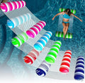 5 Pack Inflatable Pool Floats Adult Size Water Hammock,Hammock Floats for Adults,4-in-1 Multi-Purpose Pool Floating Toys,Pool Rafts Lounge Chairs Floaties,for Adults Vacation Fun and Rest