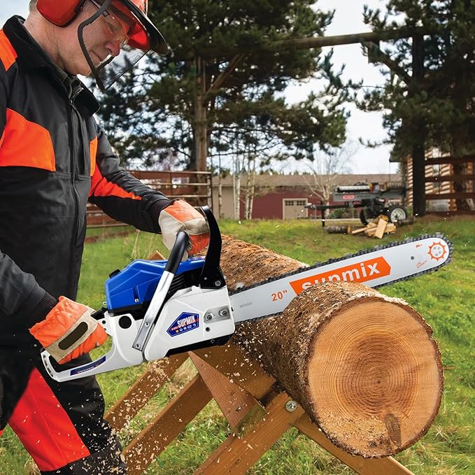 62cc 20 Inch Gas Chainsaw 2-Stroke Petrol Gasoline Chain Saw for Wood Cutting Logging Yard Work