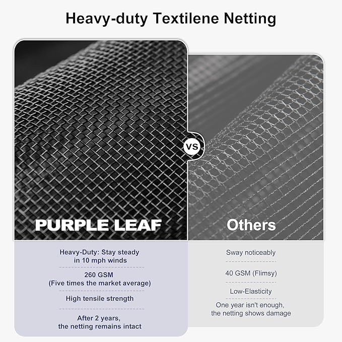 PURPLE LEAF Hardtop Gazebo 10' X 13' Galvanized Steel Roof with Netting and Curtains Backyard Deck Garden Canopy Aluminum Frame Permanent Outdoor Pavilion