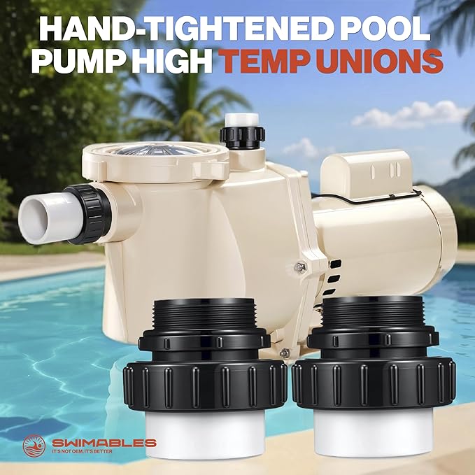 Swimables 011514 WhisperFlo 1.5 HP Single Speed Pool Pump - High Performance Premium WhisperFlo Pool Pumps Replacement - Quiet, Energy Efficient 1.5 HP Inground Pool Pump for Long-Lasting Power