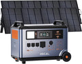 OSCAL 6000W Solar Generator(2025 New),120V/240V Split Phase Voltage Portable Power Station PowerMax 6000 With 2×400W Panel, 4 * 6000w AC Output (9000W Surge),2400W MPPT Solar for Emergency 03