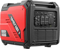 5000W Super Quiet Inverter Generator – CO Sensor, RV Ready 30A Outlet, Wheels & Handle Kit, Parallel Capable for Home Backup, Camping, and Emergencies, EPA Approved