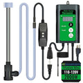 2000W Titanium Fully Submersible Water Heater for Hot Tub & Swimming Pool – Portable Immersion Electric Heater with GFCI & Temp Control for Bathtub, Baptismal Pool & Above Ground Pool