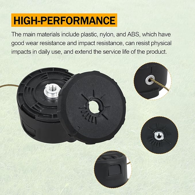 2PACK DWZSTH999 Quickfeed String Trimmer Head - Replacement for Dewalt 20V-60V Cordless Trimmers Head(DCST972, DCST922, DCST925, DCST920, DCST970.etc)