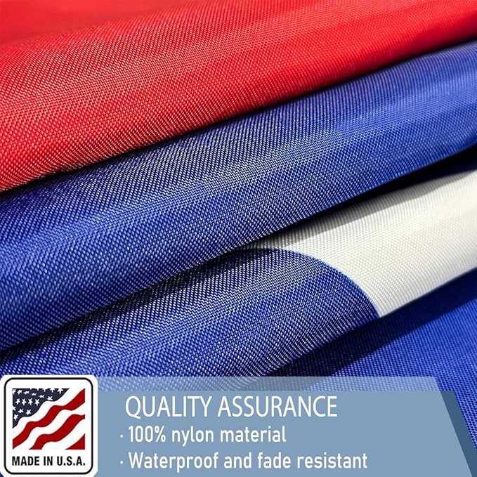 Texas State Flags 2x3 Outdoor Heavy Duty Double Sided Nylon Vivid Color Anti-Fading with 2 Brass Grommets for Home/Company/Indoor Outdoor Decoration