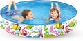Taylor Toy Kiddie Pool, Splash Pool, Toddler Pool, Kids Pool, Easy Setup, Foldable, Ball Pit, Portable, Water Play, Non-Inflatable, 59 Gallon