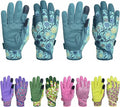 Thorn Proof&Puncture Resistant Gardening Gloves with Grip,Garden Glove for Women, Leather Yard Work Gifts