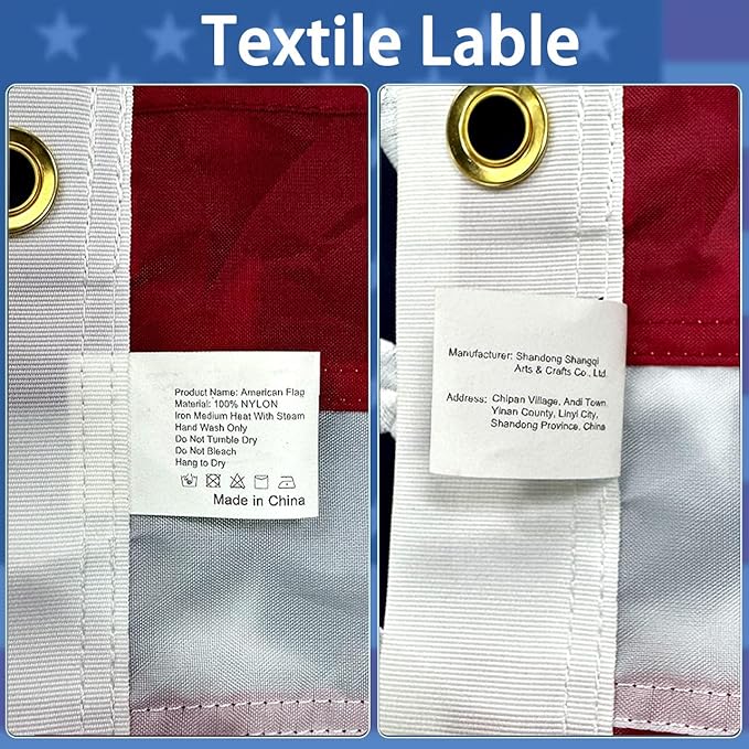 American Flag 2.5x4 ft Pole Sleeve Style: Longest Lasting US Sleeved Flag Made from Nylon, Embroidered Stars, Sewn Stripes, UV Protection Perfect for Outdoors! USA Flag