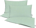 RSH DECOR: Sunbrella Pillow Covers Set of 4 | Covers Only - 20" x 12" | Outdoor Lumbar Pillow Covers Crafted with Sunbrella Performance Fabric | Canvas Spa