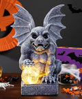 Gargoyle Statue for Garden Decor: Gothic Outdoor Dragon Figurines Sculpture with Ball for Lawn Patio Yard Balcony - Best Gifts for Mom Grandma Women