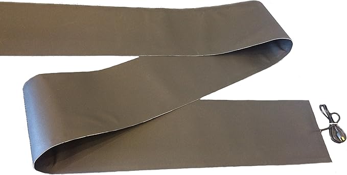 RHS Snow Melting Mats – Roof & Valley Heater for Ice Dam Prevention – American-Made, Black, Melts 2” Snow per Hour (25’ x 13”)