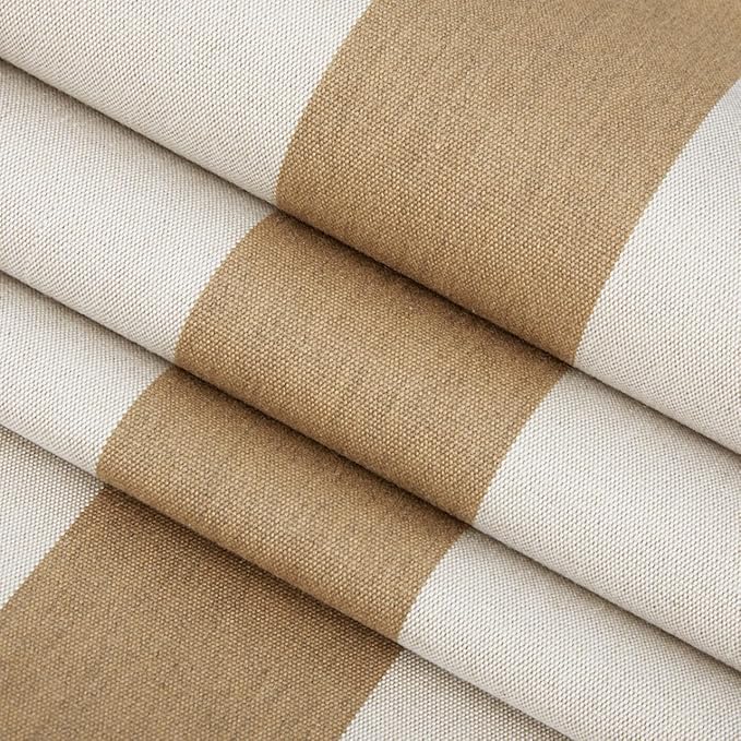RSH DECOR: Sunbrella Square Throw Pillows Set of 4 | 17" x 17" | Water and Fade-Resistant Performance Fabric | Outdoor Pillow Covers with Down-Alternative Inserts | Maxim Heather Beige