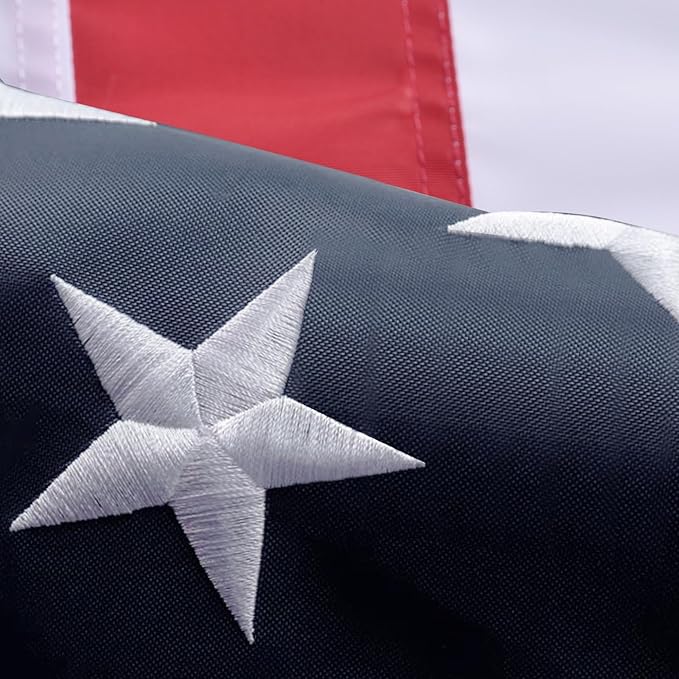 American Flag 30x60 Ft, Outdoor Premium US Flags, Heavy Duty Durable, 420D Polyester, Embroidered Stars, Brass Grommets