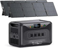 BLUETTI Apex 300 Solar Generator (2025 New) with 2 200W Solar Panels, 2764.8Wh LFP Battery Backup with 6 3840W AC Outlets (7680W Surge), 120V/240V Dual Voltage, Ideal for Camping and Off-Grid Living