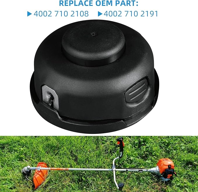 198386-5 for Makita Bump & Feed String Trimmer,Linetrimmer Head Spool Assembly,Replacement XRU11Z XRU12 XRU04Z, fits All M8x1.25LH Trimmers