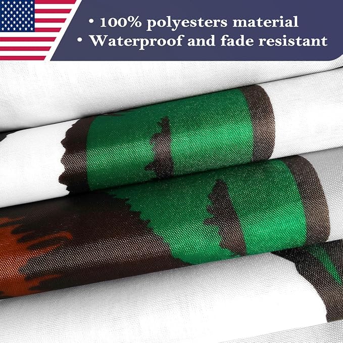 California Republic State Flag 2x3 FT Made in The USA-Heavy Duty Vibrant Colors Double Sided Cali CA Flag with 2 Brass Grommets for Home/Company/Indoor Outdoor Decoration