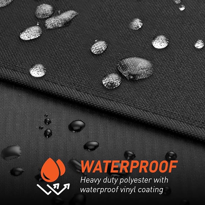 Arcedo Waterproof Pellet Grill Cover Compatible with Traeger Pro 34 Series - Full Length Heavy Duty Wood Pellet Smoker Covers for Texas Elite, Pro 780, Outdoor Barbecue Grill Protector