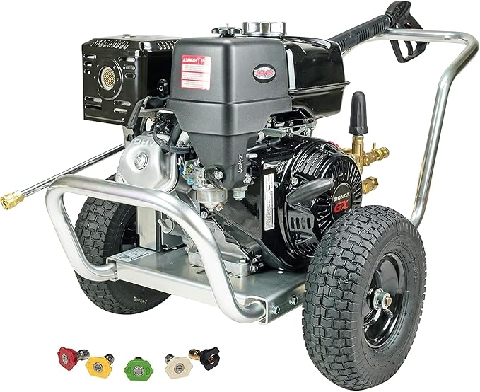 Simpson Cleaning ALWB60825 Aluminum Gas Pressure Washer Powered by Simpson, 4400 PSI at 4.0 GPM 60825