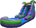 Inflatable Water Slide for Kids & Toddlers with Inflatable Pool, Backyard, Park or Commercial Use, Outdoor Water Play, Includes Blower Stakes, Splash Pool & Storage Bag, Large 25.5' x 9' x15'