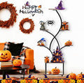 Halloween Plant Stand with Grow Lights, 8-Tiered Metal Shelf for Spooky Home Decor, Display for Pumpkins & Eerie Plants, Create an Eerie Ambiance for Patio & Indoor