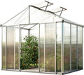 Greenhouse Rubin 3 Aluminum Frame 8.6 x 6.4 ft with Approx. 10 mm Polycarbonate Panels