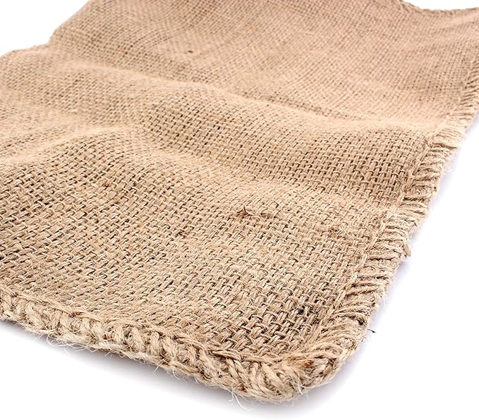 All Natural Reusable Jute Burlap Sacks 24" x 40" | Potato Sack Race Bags for Kids & Adults | Perfect Birthday Party Game | Biodegradable Food Storage | Shrub & Plant Frost Protection (Set of 4 Sacks)
