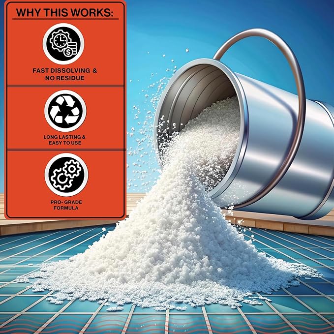 Swimables 4-Pounds Premium Pool Stabilizer & Conditioner, Max Strength Cyanuric Acid for Pools, Spa & Salt Water – Reduces Chlorine Loss, Ideal for Swimming & Hot Tubs
