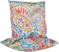 Outdoor Throw Pillows Waterproof Set of 2 Patio Pillows 18×18 Inch Decorative Pillows for Bed, Couch, Sofa and Patio Furniture