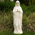 Virgin Mary Outdoor Statue - Religious Garden Statue, Blessed Mother, Virgen De Guadalupe, Large Outdoor Garden, Ivory