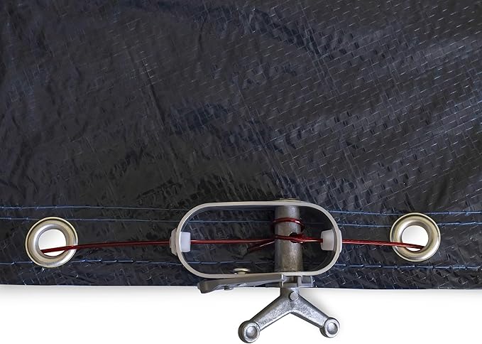 30’ ft. Premium Round Pool Winter Cover for Above Ground Pools – 10-Year Warranty, Cold and UV Resistant, Weatherproof and Durable, Winch & Cable Included