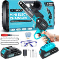 Mini Chainsaw 6 Inch Cordless, Battery Powered Electric Handheld saw, Tree Trimmer Wood Branch Cutter for Household and Garden,Christmas Gifts for Woman, Seniors, Beginners, Seasoned Pros