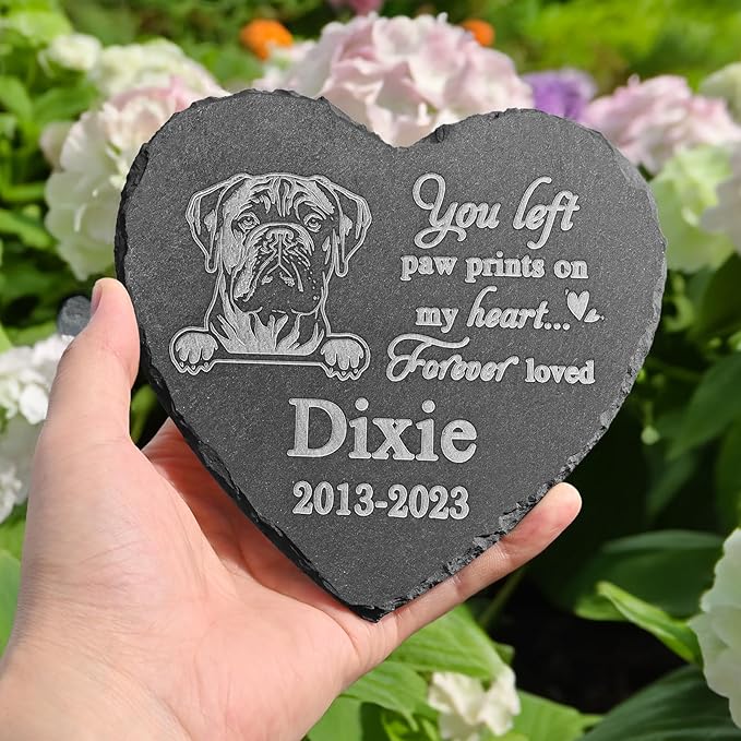 Bullmastiff Memorial Stone, Bullmastiff Statue, Bullmastiff Memorial Plaque, Bullmastiff Memorial Gifts, Bullmastiff Loss Sympathy Gift, in Memory of Bullmastiff