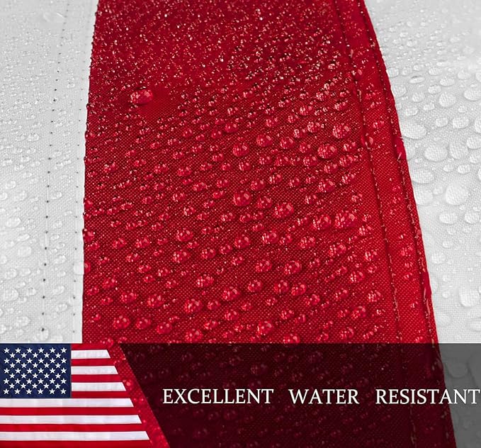 American Flag 3x5ft Long Lasting for Outside, Heavy Duty Nylon, Embroidered Stars, Brass Grommets, Perfect for Outdoor US Flags Show Your Patriotism