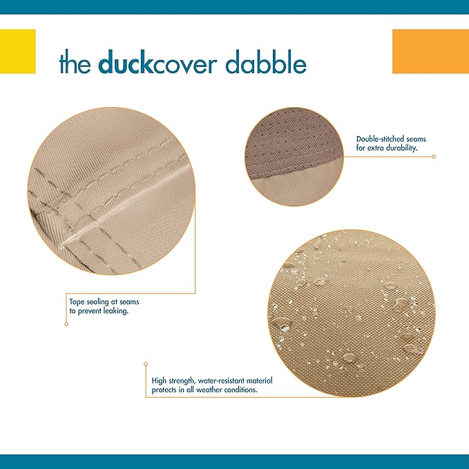 Duckcovers Elegant Waterproof 87 Inch Patio Sofa Cover, Patio Furniture Covers