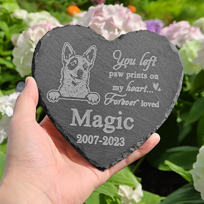 Red Heeler Memorial Stone, Red Heeler Statue, Red Heeler Memorial Plaque, Red Heeler Memorial Gifts, Red Heeler Loss Sympathy Gift, in Memory of Red Heeler