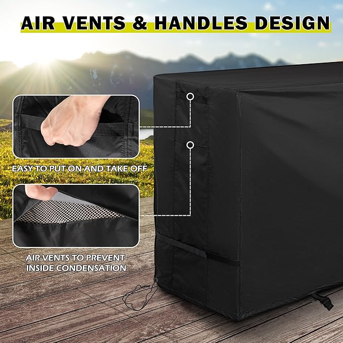 Griddle Cover for Blackstone ProSeries 2-Burner 22" Propane Omnivore Griddle, Flat Top Grill Cover for Blackstone Pro Series 22in Grill 2414 2165 2063