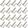 20 pcs 738-04124A Shear Pins and 20 pcs 714-04040 Cotter Pins for MTD Craftsman Cub Cadet Troy Bilt SnowBlowers 738-04124 738-05273