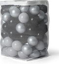 TRENDPLAY Plastic Balls for Ball Pits 2.2 Inch, Pack of 50 100 200 500 Hollow Balls, Perfect for Toddler Baby Pools,Party,Festival Decoration