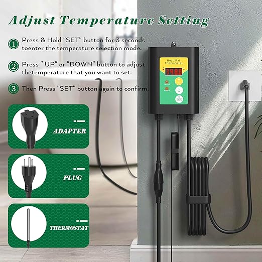 1500W Titanium Fully Submersible Portable Electric Immersion Large Pool & Hot Tub Water Heater with LCD Thermostat & GFCI Leakage Protection, Ideal for Baptistry, Bathtub, Bucket, Swimming Pool (GY)