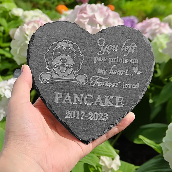 Portuguese Water Dog Memorial Stone, Portuguese Water Dog Statue, Portuguese Water Dog Memorial Plaque, Portuguese Water Dog Memorial Gifts, Portuguese Water Dog Loss Sympathy Gift