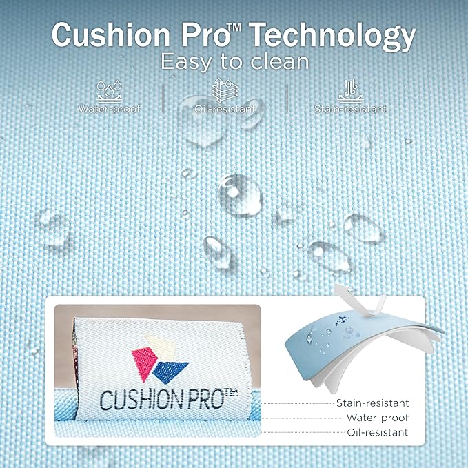 Patio Furniture Set with 56" Fire Pit Table, Premium Outdoor Wicker Metal Frame Furniture with Upgraded Waterproof Thick Cushions for Porch, Poolside, Deck, and Yard