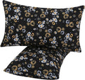 idee-home Outdoor Pillows with Inserts Included, Patio Outside Lumbar Pillows Waterproof Set of 2, 12 x 20 inch