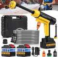 Cordless Pressure Washer Battery Powered, 130Bar/1885PSI Cordless Power Washer with 3.0Ah Battery&Charger&6-in-1 Nozzle, 3 Power Level Handheld Portable Pressure Washer Cordless for Car/Wash/Home/Yard